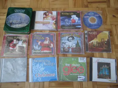 12 Christmas cd's, View more