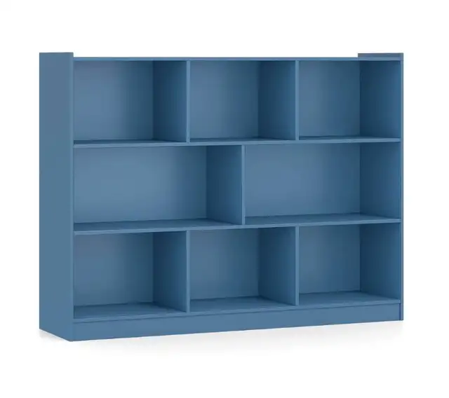  8 Cube 3-Tier Open Wooden Bookshelf & Toy Storage Organizer in Arts & Collectibles in City of Toronto - Image 2