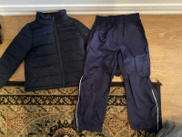 4y boys spring jacket and splash pants 