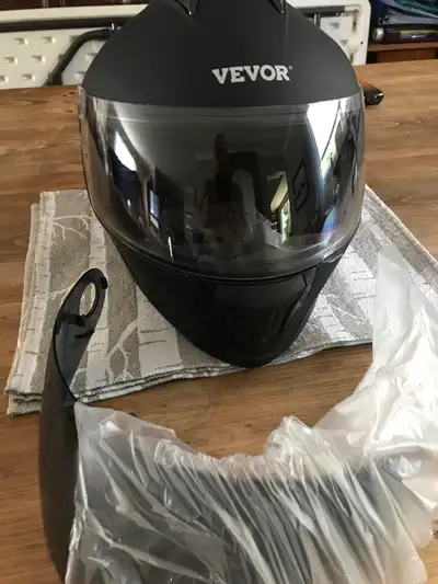 Brand new Motorcycle/ scooter Helmut. VEVOR. Large Blue tooth ready. Bought 2 in May 2025. Large siz...