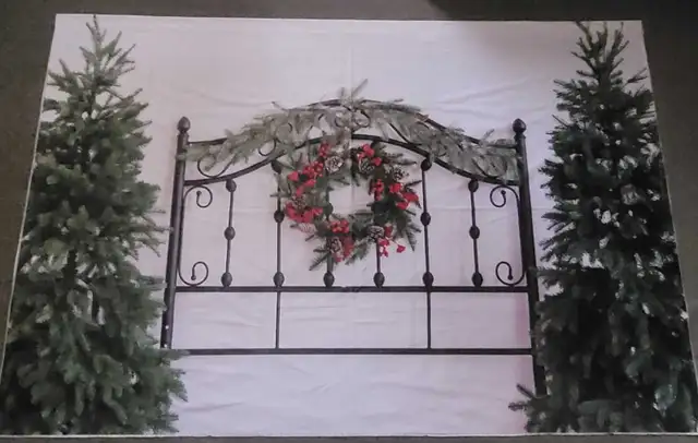 Christmas Headboard Backdrop in Hobbies & Crafts in Peterborough - Image 2