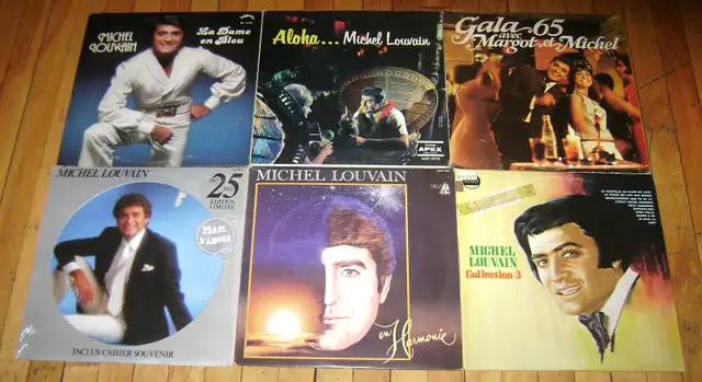 Michel Louvain Vinyl Collection