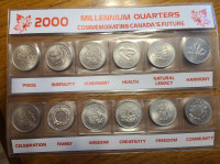 Collectible 2000 Millennium Quarter Sleeves