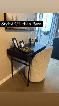 Black Reclaimed Wood Desk from Urban Barn