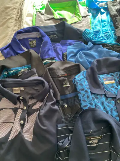 Gently used brand names Most are medium and large $6 each 4 for $20