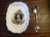 Queen Elizabeth ll Silver Jubilee 1977 Dish & Spoon