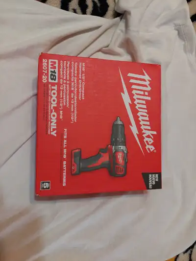 NEW (2607-20) MILWAKEE 1/2" HAMMERDRILL/DRIVER, View more
