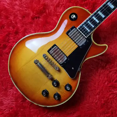 1977 Rare Aria Pro II LC-800 Les Paul Custom Ebony MOP Japan MIJ, View more
