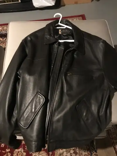 Mens leather jacket, View more