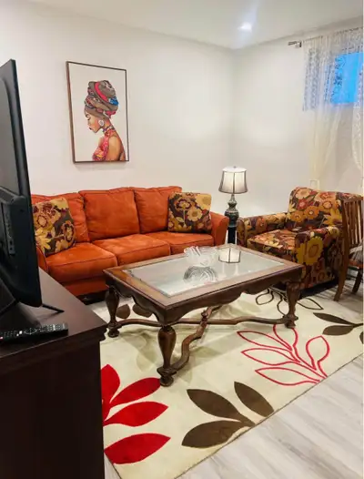 Fully furnished Basement Apartment in the east end of St. John’s, 5 minutes from grocery stores, wit...