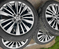 Toyota Highlander platinum rims with tires and TPMS