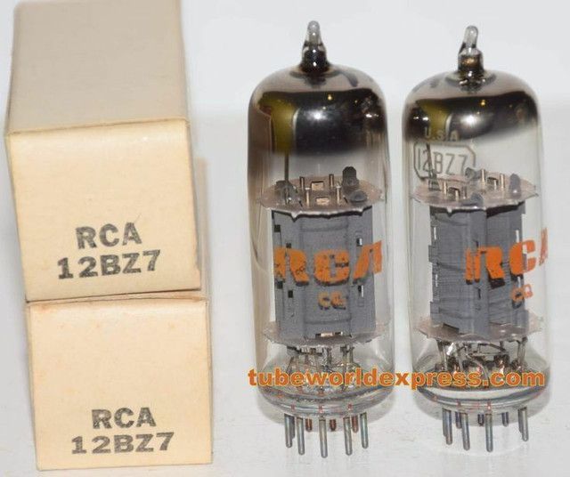 Vintage 12BZ7 (25% higher gain 12AX7) tubes in Other in City of Toronto