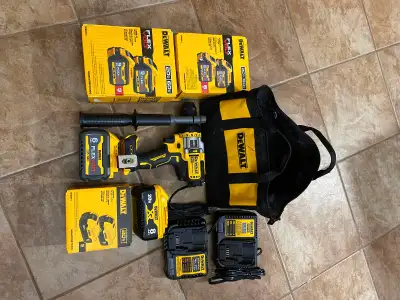 Dewalt 20V/60V MAX FLEXVOLT Cordless 1/2”Hammer Drill Driver Kit, View more