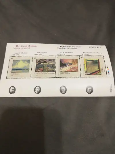 MNH Canada #1558-1561 Group of Seven 3 souvenir sheets, View more