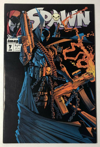 Image Comics Spawn No. 7 Jan 1993 McFarlane Comic Book NM/MT.