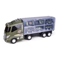 FUN LITTLE TOYS 12 in 1 Die-cast Army Toy Truck & Vehicles