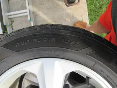 2 are GoodYear Eagles and 2 are GeneraL Grabbers. Atleast another year on all tires (removed around...