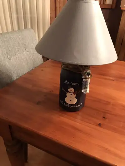 Holiday lamp and shade, View more