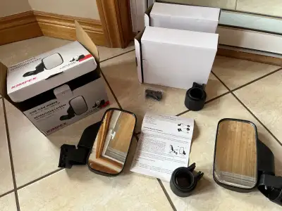BRAND NEW KIMPEX MIRRORS IN OROGINAL BOX! UNUSED Can deliver in Fredericton $ 38.00 SEE: ...