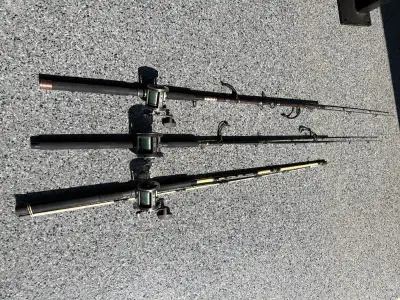 down rigging rods and reels, View more