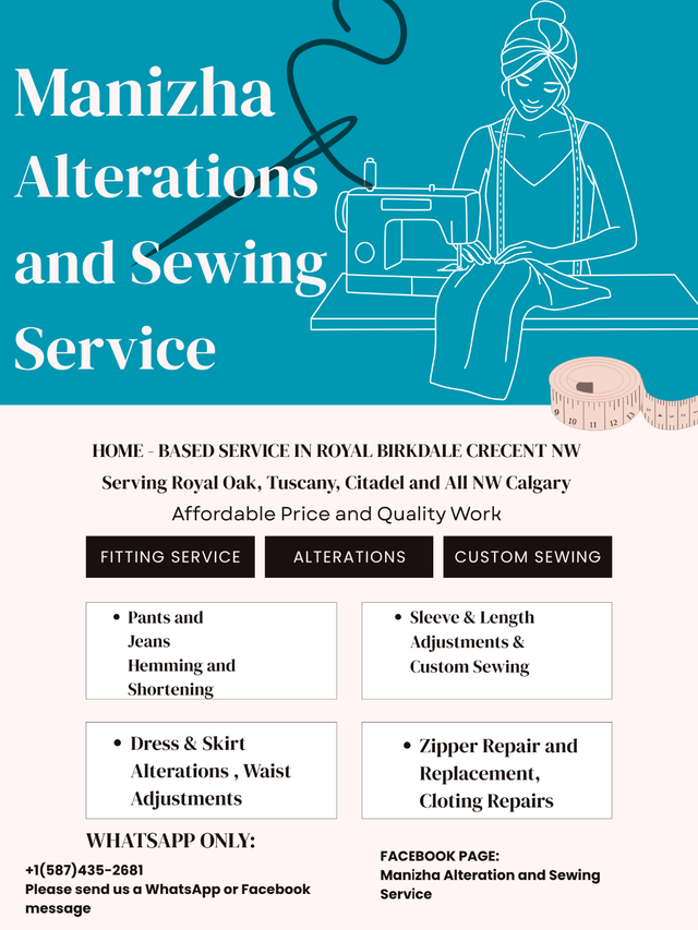 Alteration and sewing services