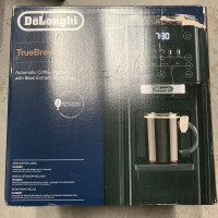 DeLonghi True Brew Drip Coffee Maker, Built in Grinder