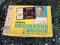 Vintage 1967 Beginners Bridge Board Game