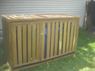 Special offer for limited time the 3 unit trash bin container is on for 450 plus gst . LL Howe Furni...