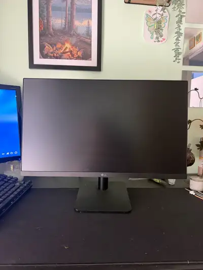 LG monitor with cables, View more