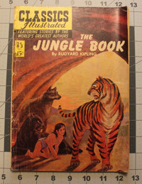 Classics Illustrated #83 The Jungle Book May 1951 Comic Book