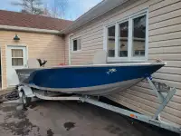 2021 Princecraft Starfish Boat Motor and trailer