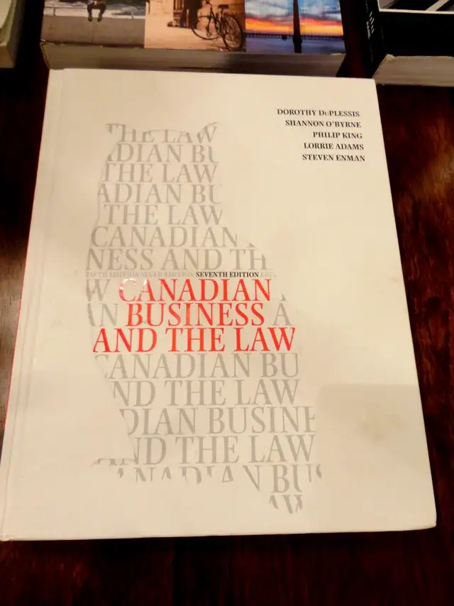 7 Textbooks Key Accounting Principles, Canadian Business Law ++ in Textbooks in Kitchener / Waterloo - Image 9