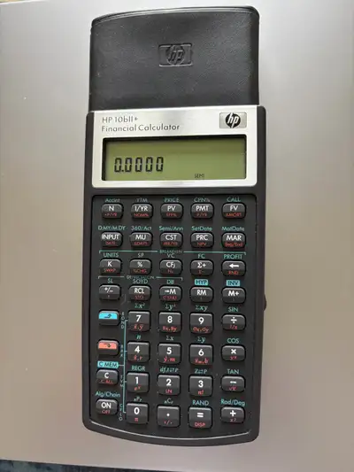 I am selling my HP 10bII+ Financial Calculator which I bought for $65+ taxes and used only once for...