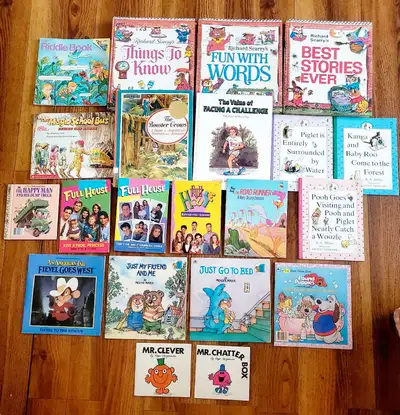 Bundle of old school kids books, View more