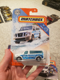 2020 Matchbox Nissan NV Van White Sea Aquatorium