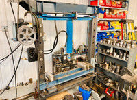 Hydraulic shop press for wheel bearing balljoint and bushing 