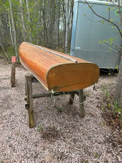 Nice and light. Refurbished and glassed by Giesler boat works. 15” transom height. Check my other ad...