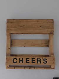 Rustic Wine Shelf