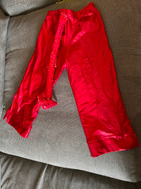 Pantalons courts costume diable Halloween red devil short pants