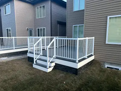 12x12 new for deck and rail facia and faux stone skirt extra