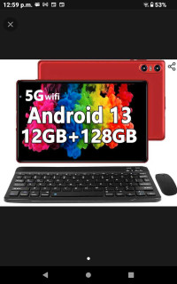 2023 Android 13 Tablet 10 inch Tablet with Keyboard&Mouse