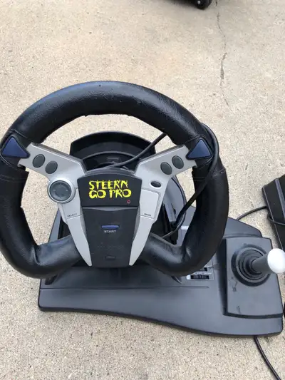 Nintendo 64 steering wheel pedal control, View more