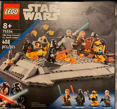 Lego Star Wars Obi-Wan Kenobi vs. Darth Vader (#75334), View more