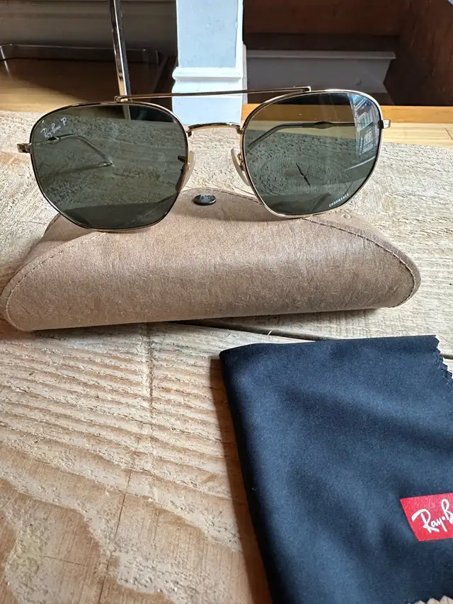 NEW MENS RAYBAN AVIATOR HEXAGONAL CROMANCE SUNGLASSES62863260450178121