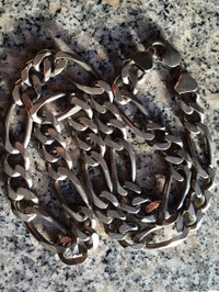 .925 Silver Chain (Figaro Style) $150