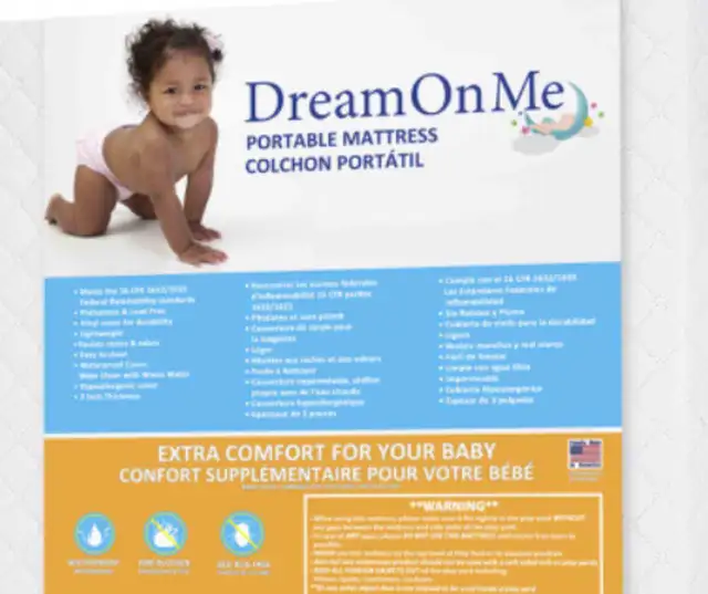 Dream On Me Mattress in Cribs in London - Image 4