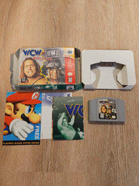 WCW vs NWO World Tour N64 with original box and poster