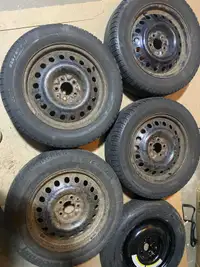 17 inch Winter Tires with Rims 