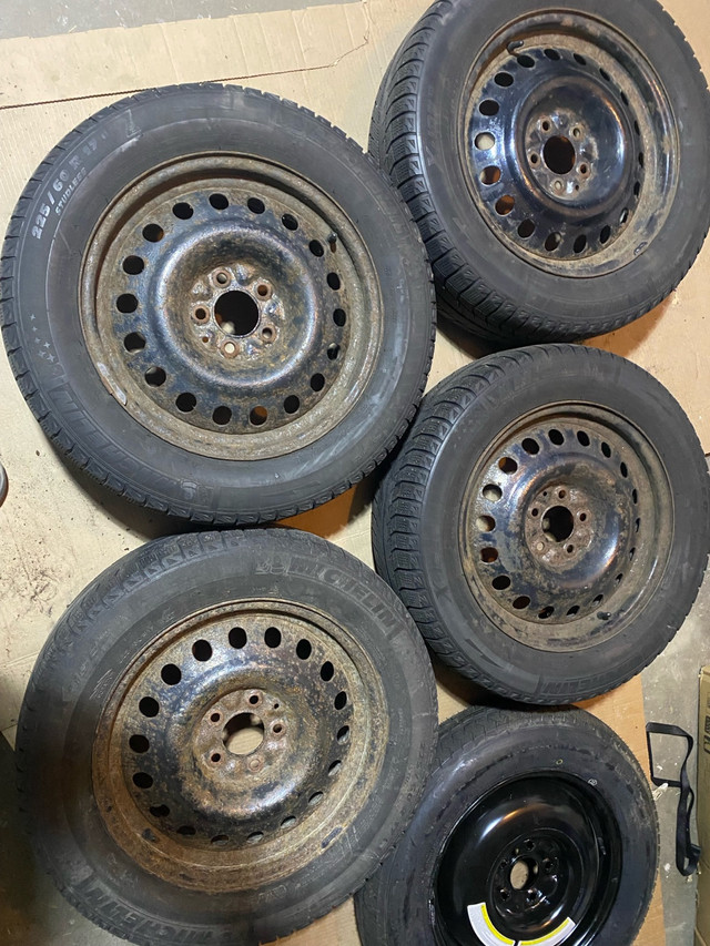 17 inch Winter Tires with Rims  in Tires & Rims in Hamilton