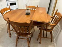 Roxton Maple Table and Chairs